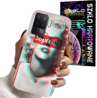 ETUI DO OPPO F19 PRO - Monroe MODNE KOBIECE WZORY + SZKŁO