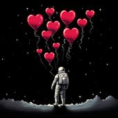 Plakat 100x100cm Astronauta Własnych Celi