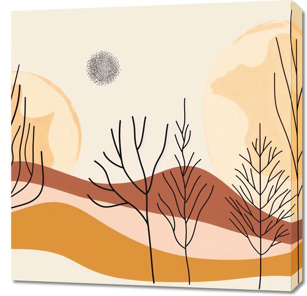 Obraz 70x70cm Wydarta Pustynia zdjęcie 1