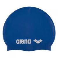 ARENA CZEPEK WYTRZYMAŁY CLASSIC SILICONE JUNIOR NAVY BASEN TRENING