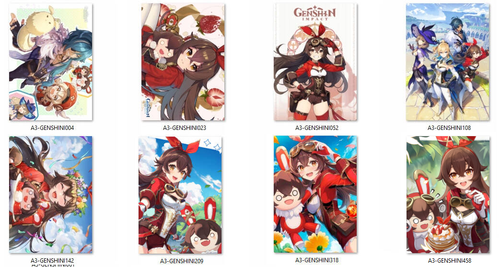 Pocztówka Genshin Impact Amber DO WYBORU na Arena.pl
