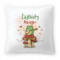 Poduszka Dla Managera Na Urodziny Na Prezent Z Nadrukiem Ze Zdjęciem