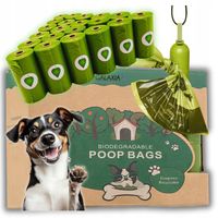 WORECZKI Na Psie Odchody BIODEGRADOWALNE Worki na Kupy BIO + ETUI 360 sztuk