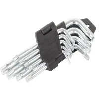 Zestaw kluczy torx 1,5-10 do prac amatorskich 9 el zestaw kluczy