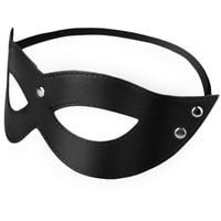 Skórzana Kocia Maska Na Oczy Z Ćwiekami