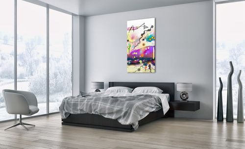 Obraz Na Płótnie - Ryby Pastele  - 65X120 Cm - Pa65X120-4096 na Arena.pl