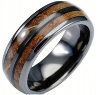 MĘSKA OBRĄCZKA- STAL NIERDZEW R.19/18,9