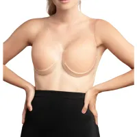 bye bra sculpting silicone lifts cup f - transparentny system podtrzymujący