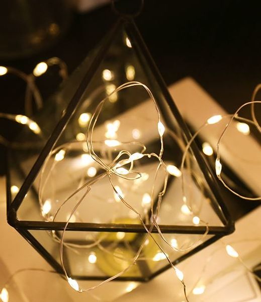 LAMPKI DRUCIKI 10 LED MIKRO LED NA BATERIE ZIMNE BIAŁE NA BATERIĘ zdjęcie 4