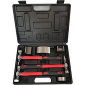 Zestaw blacharski SILVERTOOLS S11020 młotki i kowadełka 7 el.