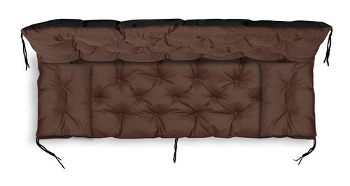 Poduszka ogrodowa 120x60x50 cm + 2 poduszki na ławkę huśtawkę brązowa na Arena.pl