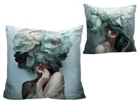 Poduszka z wypełnieniem/suwak - L. Lozano, Lady`s Floral Symphony (CARMANI)