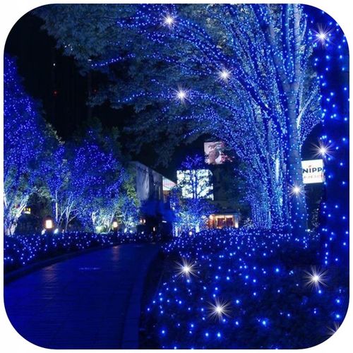 LAMPKI CHOINKOWE NIEBIESKIE 300 LED FLASH WEW/ZEW ŚWIĄTECZNE NA CHOINKĘ 22M na Arena.pl