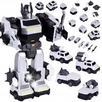 Zabawka Robot Magnetyczny Transformer 2w1- duża figurka - akcesoria ZA6009
