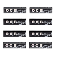 zestaw - 8 x bibułka ocb premium - king size slim + tips