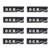 zestaw - 8 x bibułka ocb premium - king size slim + tips