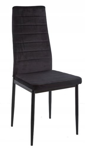 Krzesła tapicerowane Bergamo 6 sztuk - Metalowe na Arena.pl
