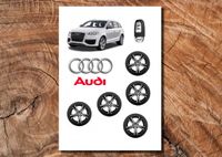 Wydruk cukrowy na tort A4 Audi białe DIY