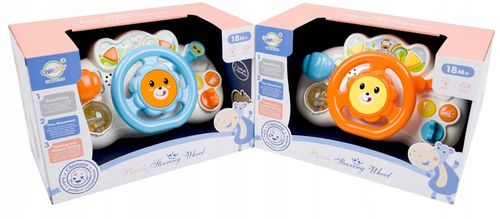 INTERAKTYWNA KIEROWNICA MALUCHA DO ZABAWY DLA DZIECI ŚWIECI GRA DO na Arena.pl