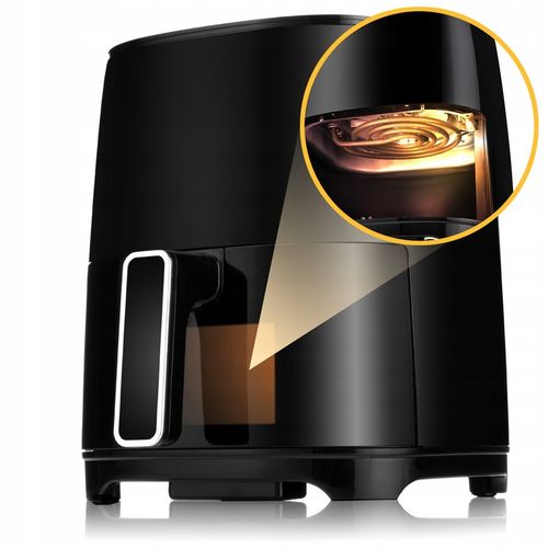 FRYTKOWNICA BEZTŁUSZCZOWA AIRFRYER GRILLOWANIE DUŻA NIEPRZYWIERAJĄCA na Arena.pl