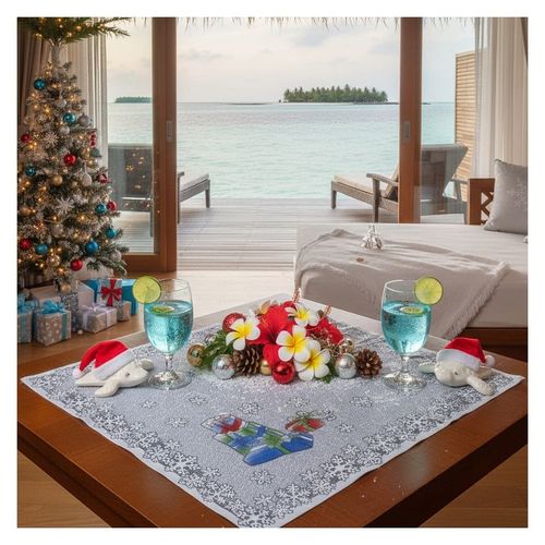 Serweta Prezenty 85 x 85 cm DomoweTekstylia | WNP828 085 | Boże Narodzenie na Arena.pl