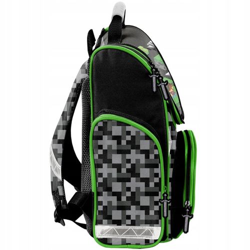 TORNISTER PLECAK SZKOLNY DO 1 KLASY DLA FANA GIER PIKSELE ZESTAW XXL na Arena.pl