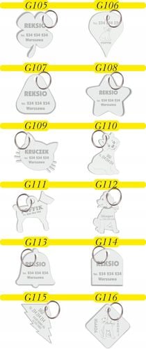 IDENTYFIKATOR ADRESÓWKA dla psa Z GRAWEREM KOŚĆ na Arena.pl