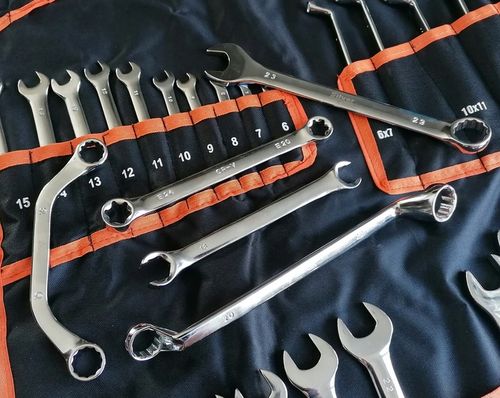 KLUCZE PŁASKO OCZKOWE 6-32 TORX ZESTAW NA PŁACHCIE PŁACHTA 47 ELEMENTY na Arena.pl