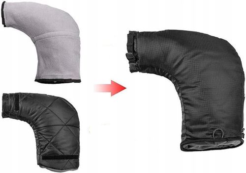 Ocieplacze na ręce na kierownicę rower skuter ochrona do -30°C na Arena.pl