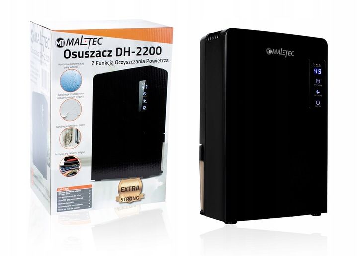 CICHY MOCNY OSUSZACZ POWIETRZA POCHŁANIACZ WILGOCI 2200ML 90W zdjęcie 3