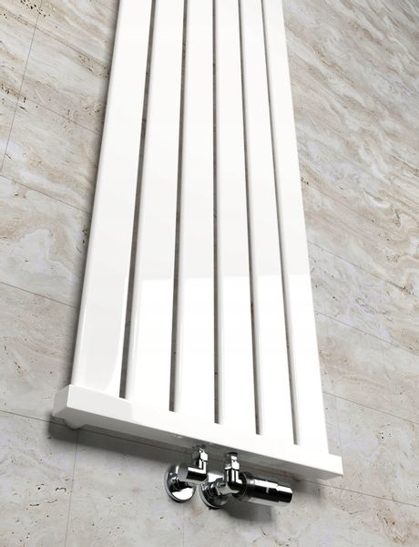 Grzejnik dekoracyjny LOTUS 120x61 BIAŁY POŁYSK zdjęcie 8