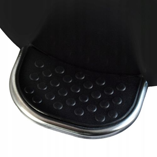 Kosz na śmieci łazienkowy pojemnik czarny elegancki wytrzymały uniwersalny na Arena.pl