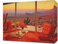 Obraz 50x40cm Posiedenie w Pustynnym Domu