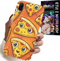 ETUI DO HUAWEI Y6 2019 - SŁODKIE UŚMIECHNIĘTE PIZZE CASE + SZKŁO