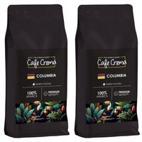 Kawa Ziarnista Świeżo Palona Columbia 2x1kg 100% Arabica