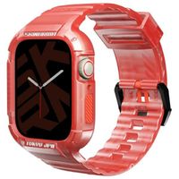 skinarma pasek+etui saido 2in1 apple     watch 45/44mm czerwony/red