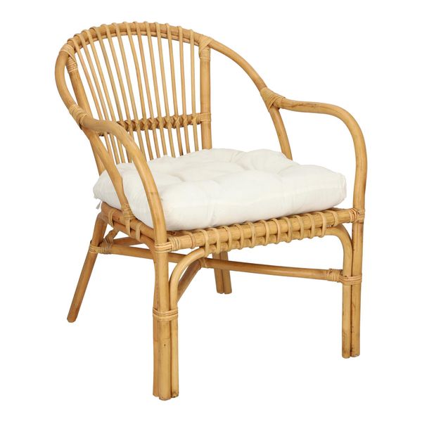 Fotel Neta rattan naturalny zdjęcie 1