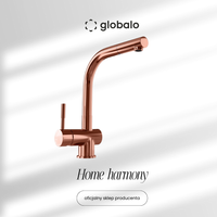 Bateria kuchenna z wyciąganą wylewką GLOBALO Lobio Copper 1.1