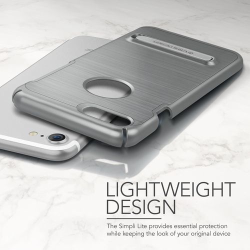 Etui VRS Design Simpli Lite iPhone 7 Steel Silver na Arena.pl