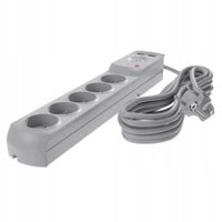 Listwa zasilająca kablowy przeciwprzepięciowa 5m, 230V, 3x1mm², liczba