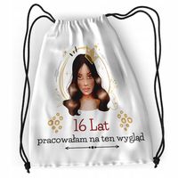 Plecak Urodziny 16 16Te Sportowy Szkolny Worek Z Nadrukiem Ze Zdjęciem