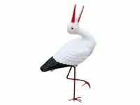 BOCIAN OGRODOWY STOJĄCY FIGURKA OGRODOWA OZDOBA