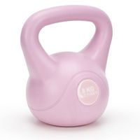 Kettlebell 8 kg odważnik, hantla do ćwiczeń ABS kula do treningu siłowego, różowa