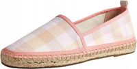 TALAMANTRA Damskie Espadryle z Bawełny Organicznej Różowe Rozmiar 41