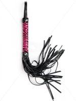 purple small leopard flogger