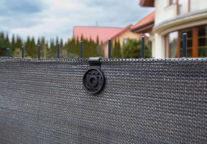 SIATKA CIENIUJĄCA 95% OSŁONA PŁOT 1,50mx10m GRAFIT zdjęcie 8