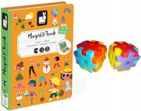 JANOD MAGNETIBOOK 4 Pory Roku Układanka magnetyczn puzzle + gratis MELI