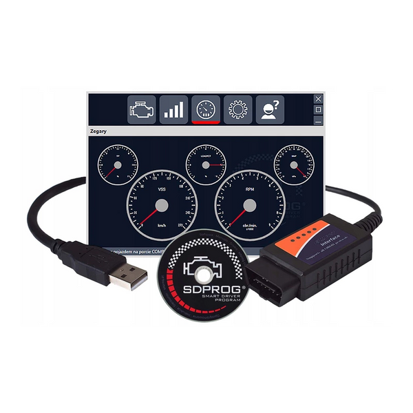 Program SDPROG Interfejs ELM327 OBD2 OBDII USB zdjęcie 4