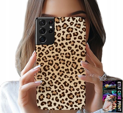 ETUI DO SAMSUNG GALAXY S21 Ultra - PLECKI W PANTERKĘ MODNE KOBIECE WZORY na Arena.pl