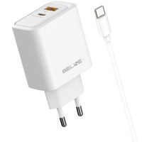 ładowarka sieciowa beline 45w gan        usb-a/usb-c + kabel